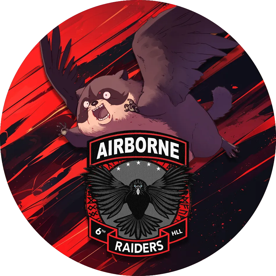 6th Airborne Raiders logo